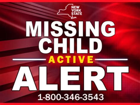 missing child alert today